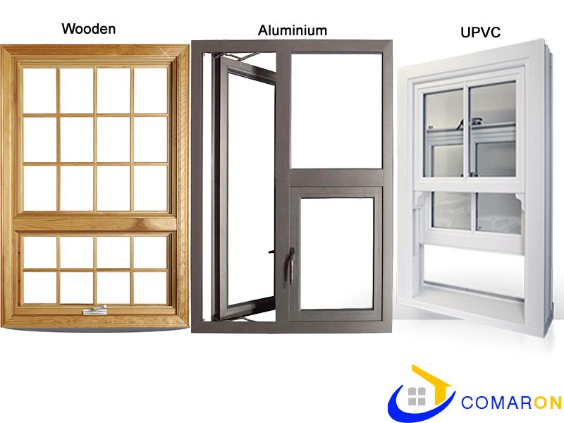 Wooden, Aluminium, UPVC Window Comparison